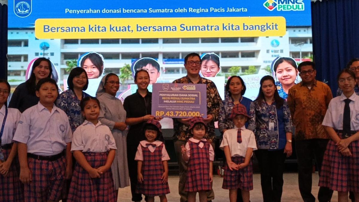 Sekolah Regina Pacis Jakarta dan MNC Peduli Salurkan Bantuan bagi Korban Bencana di Sumatera